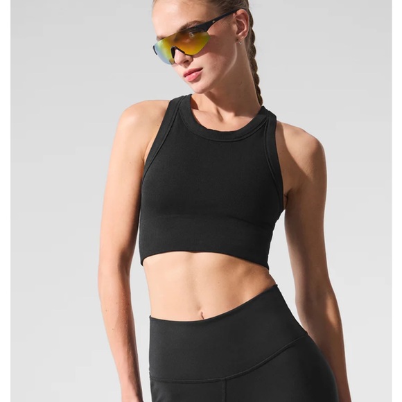 Alo Seamless Delight High Neck Bra Size XS - Picture 2 of 6